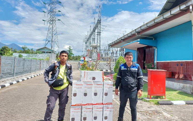 Pemasangan CCTV PTZ Hikvision di PT PLN Tanjung Merah Bitung